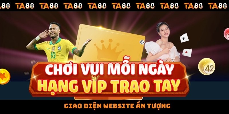 Giao diện website ấn tượng